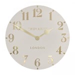 Thomas Kent Arabic Wall Clock, Oatmeal, 50cm RRP £90