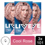 3pk Schwarzkopf Live Intense Colour Permanent or Semi-Permanent Hair Dye