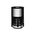 Machine a Cafe - Cafetiere Electrique filtre électrique Krups Pro Aroma Plus 1,25 l - Noir et inox KM321010