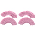 2 st Elastiska Skridskoskydd Skridskoskydd Plysch Ishockey Skridskor Skydd (rosa L)2stL 2pcs L