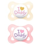 MAM Style 2+ 6 Soother - Pink Daddy