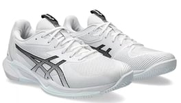ASICS Homme Solution Speed FF 3 Clay Sneaker, White Black, 39 EU
