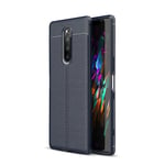 Sony Xperia 1 Leather Texture Case Navy