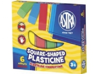 Bertus Square Plasticine 6 färger