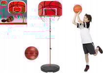 Lean Toys Basketball Basket For Children Basket Ball Garden 139 Cm