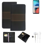 Phone Case + earphones for Lenovo K13 Wallet Cover Bookstyle protective