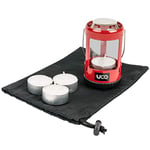 UCO Unisex's Mini Candle Lantern Kit 2.0, Red Powder Coated, One Size
