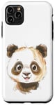 Coque pour iPhone 11 Pro Max Motif panda Happy Fun idéal pour l'école, unique
