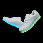 Hvide LED Sko - 39