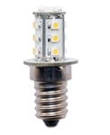 12V E14 mini 1.3W 15 SMD3014 led pære, varmhvit