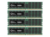 Coreparts - Ddr4 - Sats - 64 Gb: 4 X 16 Gb - Dimm 288-Pin - 2133 Mhz / Pc4-17000 - 1.2 V - Registrerad Med Paritet - Ecc
