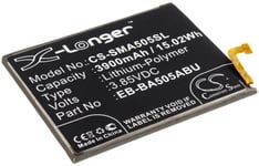Batteri EB-BA505ABU for Samsung, 3.85V, 3900 mAh