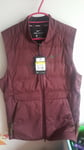 MENS NIKE AEROLOFT GOLF GILET VEST SIZE S (932225 652) BURGUNDY