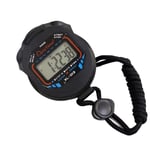 Stopwatch Timer,Chronograph,Black Multi-function Waterproof Stop Watch Suits for Swimming Running Football Training, Shockproof Sport Stopwatches for Coaches Referee Equipment
