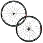 Fulcrum Wind 400C C17 Carbon Clincher Rim Brake Road Wheelset - Black / Shimano Pair 10-11 Speed 700c