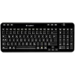 Logitech K360 Compact Wireless Keyboard for Windows, QWERTZ German Layout - Black
