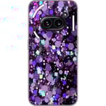 Nothing Phone (2a) Genomskinligt Skal Lila Glitter