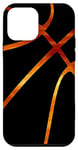 iPhone 12 mini Sports Basketball Design with Fire Case