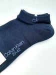 2 PAIRS - Mens CALVIN KLEIN Navy NO SHOW Trainer Socks UK 5.5-8 / 39-42 CK2