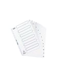 Oxford ELBA StrongLine - divider - for A4 - white