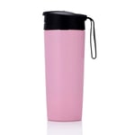 MAGIC SUCTION MUG Classic No Knock Spill Travel Coffee Cup for All Mighty Hikes (Pink)