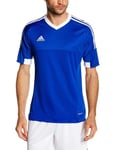 Adidas Mens Bold Blue White Tiro 15 Jersey Top Tee Football Shirt Size S