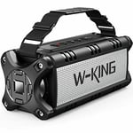 Bluetooth Speakers, W-KING 50W Portable Bluetooth Speaker Loud, IPX6 Waterproof