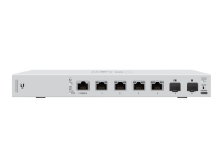Ubiquiti UniFi Switch US-XG-6POE - Switch - Administrerad - 4 x 100/1000/2.5G/5G/10GBase-T (PoE++) + 2 x 10 Gigabit SFP+ - skrivbordsmodell - PoE++ - Växelström 120/230 V/likström 44 - 57 V