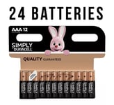 24 x Duracell AA Long Lasting Power Alkaline Batteries Economy Pack LR6 MN1500