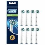 Braun Oral-B CROSSACTION  Replacement Electric Toothbrush Heads - 8 Pack ******