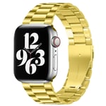 Apple Watch Armband Stainless Steel M/L Gold Link