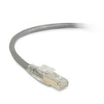 Black box BLACK BOX GIGATRUE® 3 CAT6 250-MHZ STRANDED ETHERNET PATCH CABLE - SHIELDED (S/FTP), CM PVC, LOCKING SNAGLESS BOOT, GRAY, 5-FT. (1.5-M) (C6PC70S-GY-05)