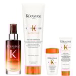 Kérastase Nutritive 8 Hour Serum 90ml, Nutritive Thermique 150ml with Mini Deluxe Nutritive Shampoo 30ml and Conditioner 30ml
