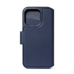 Decoded iPhone 15 Pro Fodral Leather Detachable Wallet True Navy