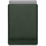Woolnut Leather Sleeve -fodral 14" MacBook Pro, grön