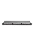 Lanberg PPS6-1024-B - patch panel - 1U - 19"