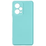 Case for Redmi Note 12 Pro & Poco X5 Pro Semi-rigid Soft-touch Turquoise