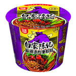 Baijia Instant Sweet Potato Vermicelli - Hot Spicy Flavour (Bowl) 105g HALAL