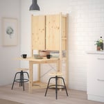 IKEA IVAR 1 sek/förvmöbel m fällbart bord 89x30x179 cm