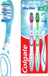 Colgate Max White Toothbrushes, Teeth Whitening Toothbrush with Polishing Star,