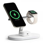 Ringke Trådlös Laddare 3-in-1 Magnetic Wireless Charging Stand MagSafe