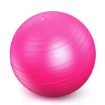 YOGATUTU Petite Boule d'exercice, Mini Ballon de Fitness，Pilates Balance Gym Yoga équilibre stabilité ，Rose，20cm