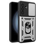 Samsung Galaxy A56 5G Skal med Ringhållare - Silver