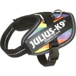 Julius-K9 IDC Sele Baby 2 Konstläder Regnbågsfärgad 33-45 cm
