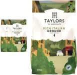 Taylors of Harrogate Rich Italian Ground Coffee, 454 G (Pack of 3 - Total 1.36Kg