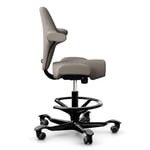 HÅG Capisco 8106 - ergonominen toimistotuoli 200 mm Kyllä Musta Beige (SC60129)