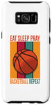 Galaxy S8+ Eat Sleep Pray Basketball Repeat Case