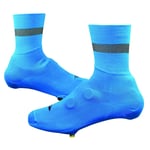 DeFeet Slipstream Reflect 4" Skoöverdrag Blåa, Str. L/XL
