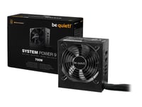 be quiet! System Power 9 700W CM - Alimentation électrique (interne) - ATX12V 2.51/ EPS12V 2.92 - 80 PLUS Bronze - CA 200-240 V - 700 Watt - PFC active - Europe