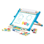 Drawing Easel Art Set Melissa & Doug Wooden Double Sided Chalk White Board 